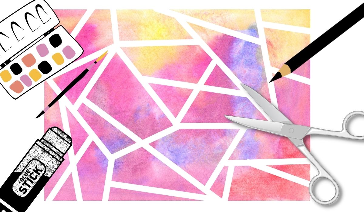 How to create a watercolor mosaic » Make a Mark Studios