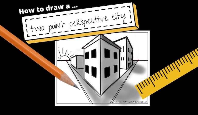 8 Step By Step Examples Of Two Point Perspective Drawing 